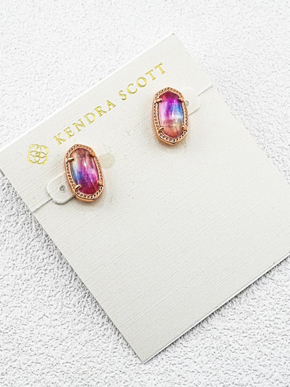 Kendra Scott Tricolor Shell Stud Earrings